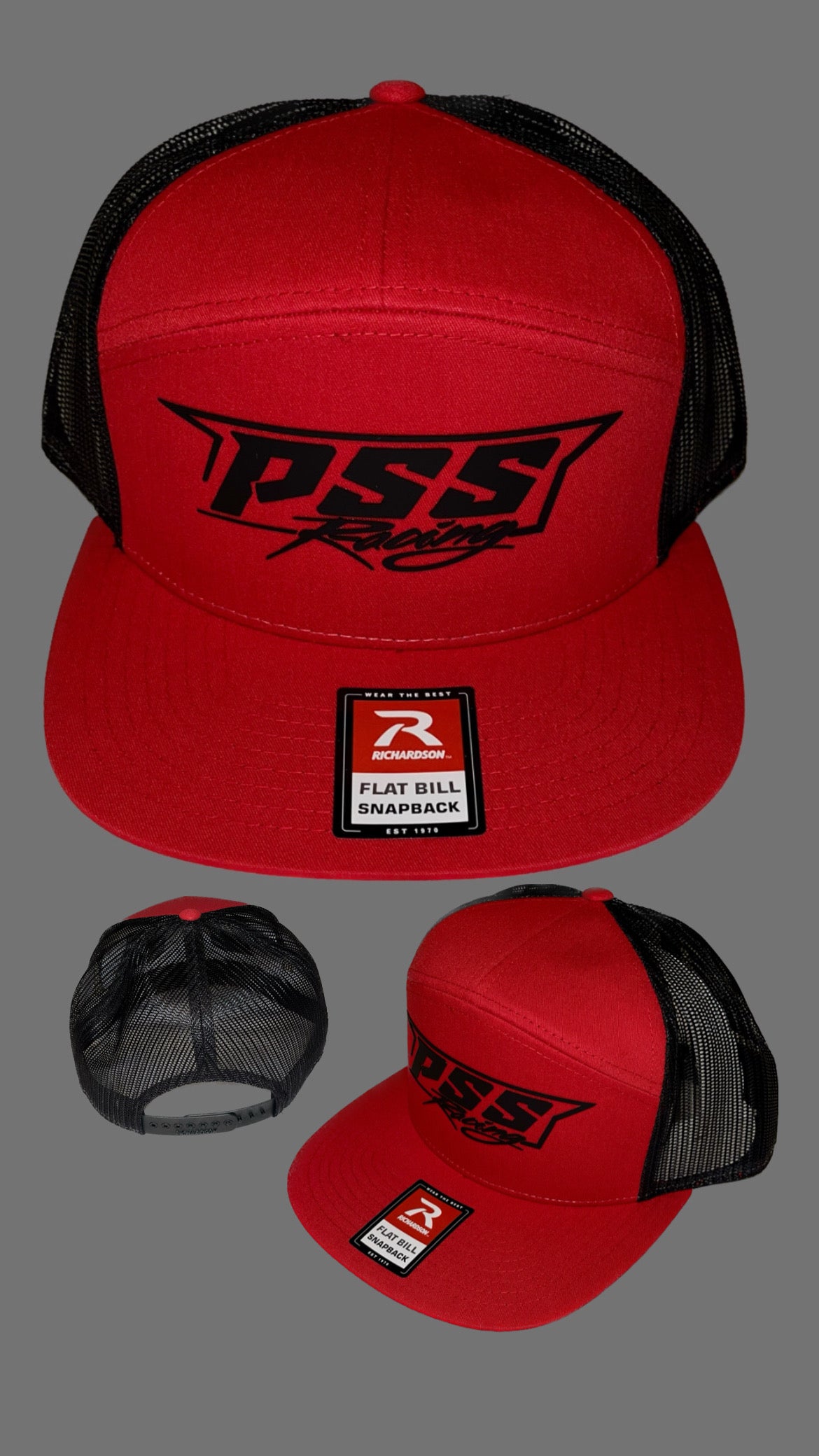 Red and Black PSS Racing Hat