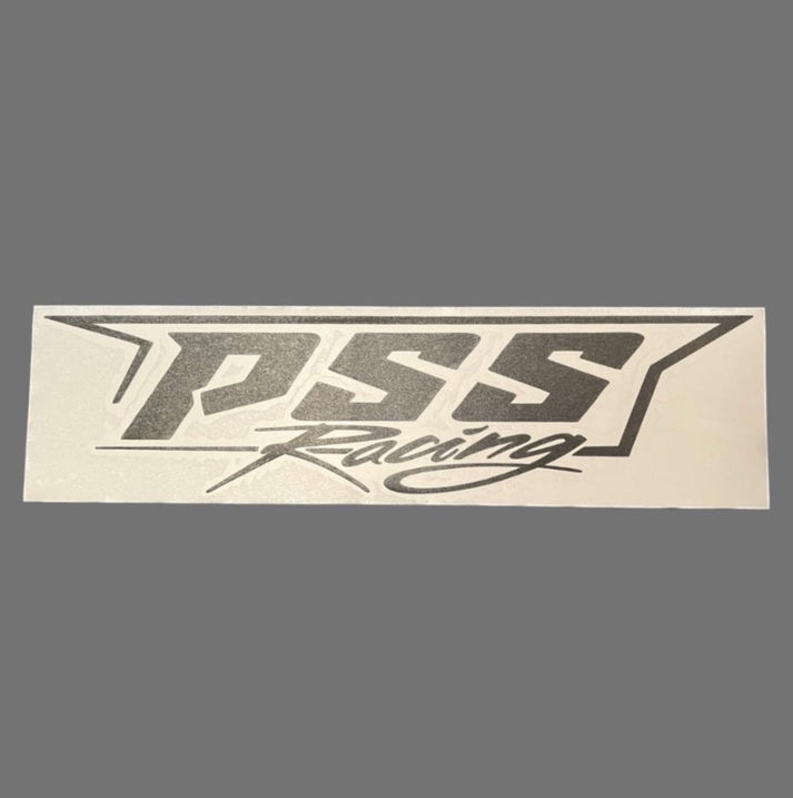 PSS Racing Sticker Black Reflective – Pasadena Speed Shop