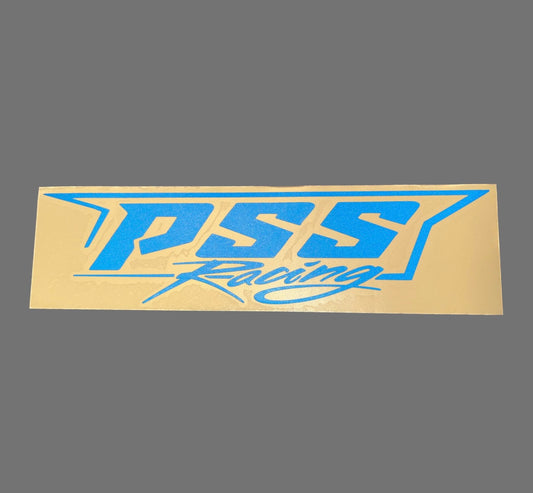 PSS Racing Sticker Blue Reflective