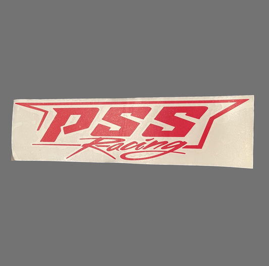 PSS Racing Sticker Red