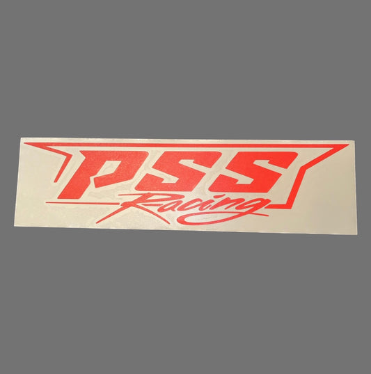 PSS Racing Sticker Red Reflective