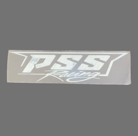 PSS Racing Sticker Silver Reflective